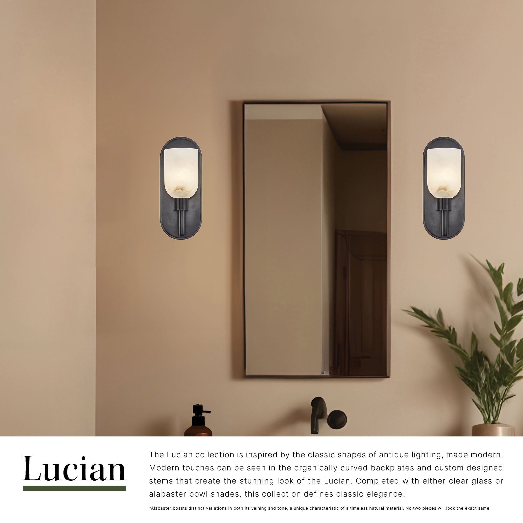 Image 3 Lucian 11 1/4" High Urban Bronze Wall Sconce more views