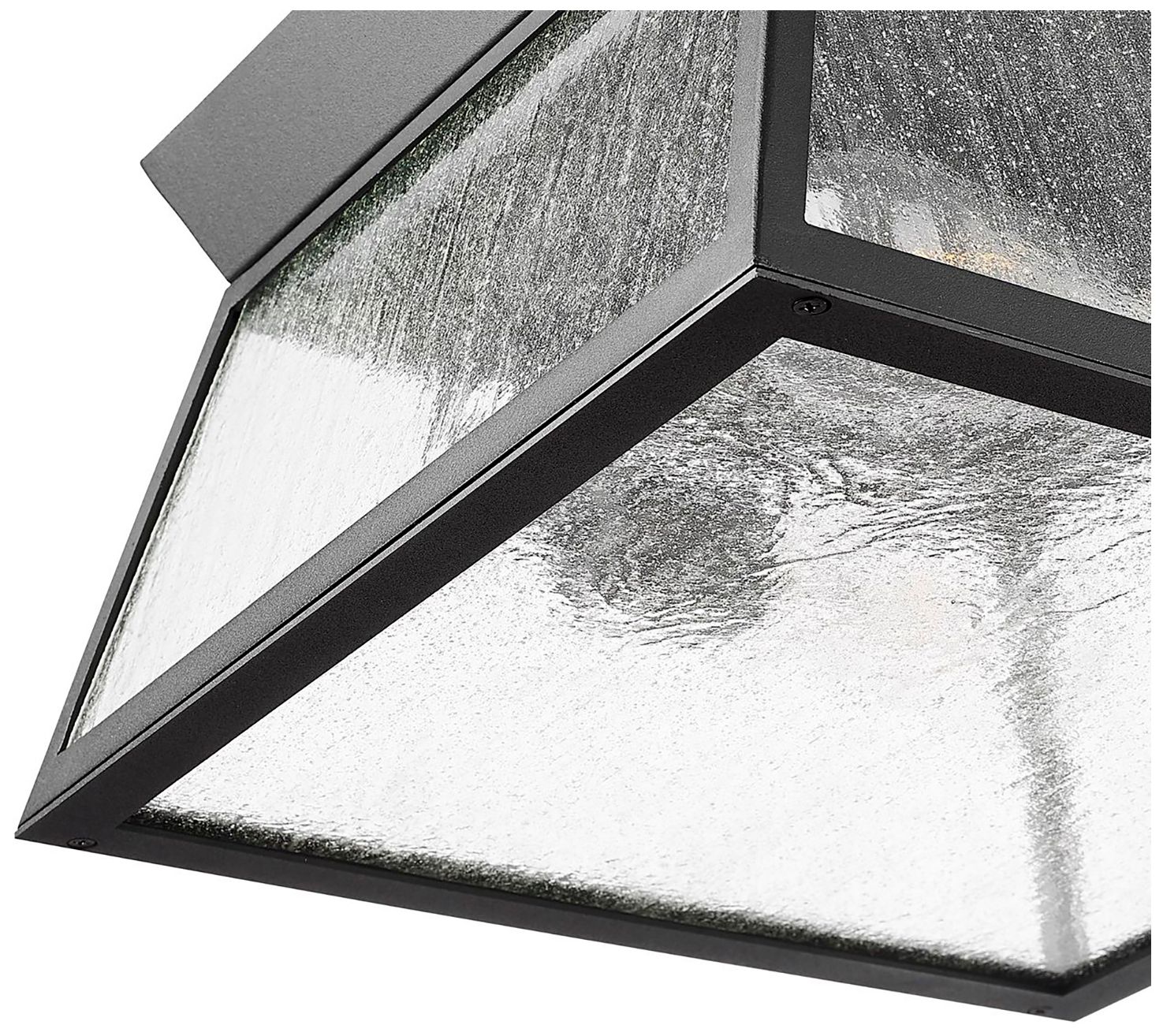 Image 3 Lucian 13.75" Wide 2.Light Black Outdoor Flush Mount more views