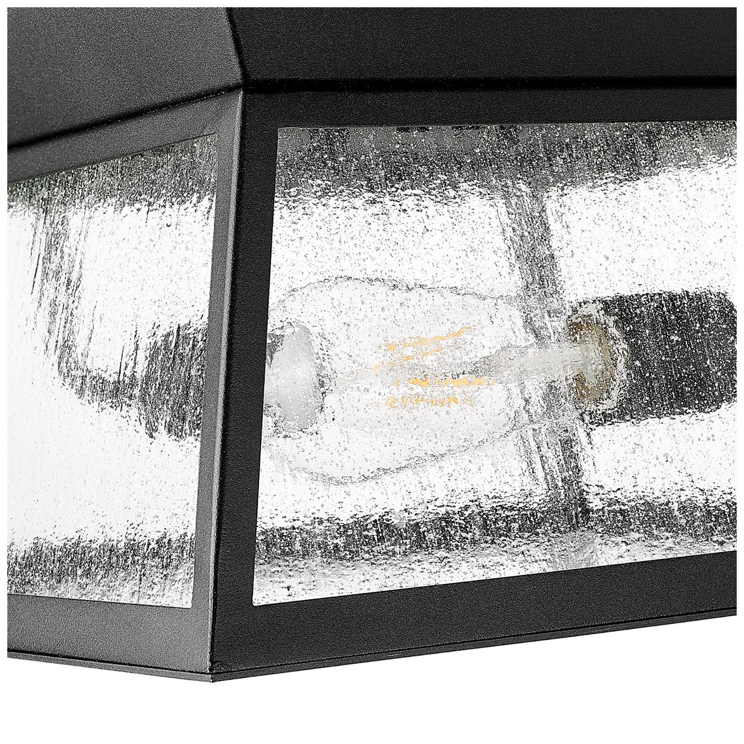 Image 4 Lucian 13.75" Wide 2.Light Black Outdoor Flush Mount more views