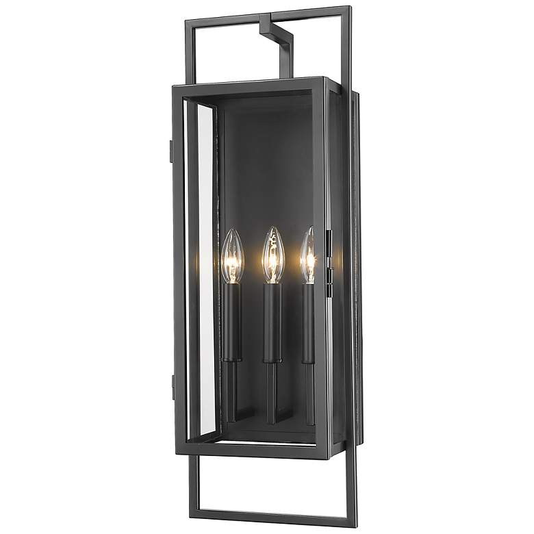 Image 3 Lucian 26 1/2" High Black Outdoor Wall Light