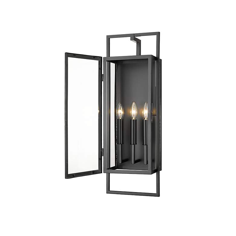 Image 7 Lucian 26 1/2" High Black Outdoor Wall Light more views