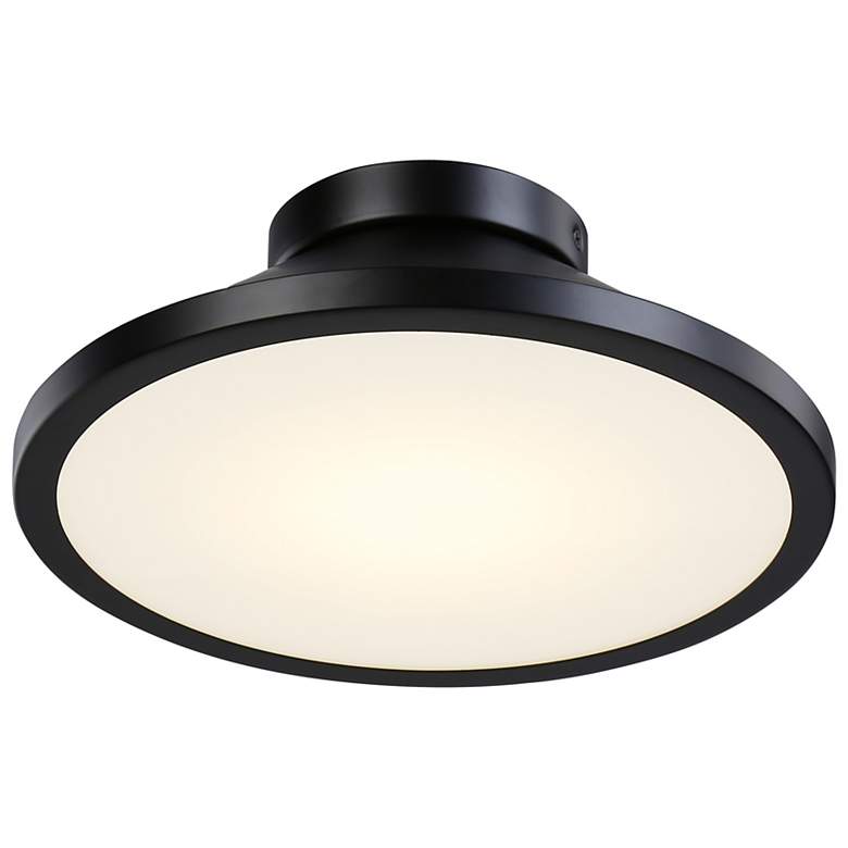 Image 4 Lucida Collection Integrated LED Flush Mount, Black more views