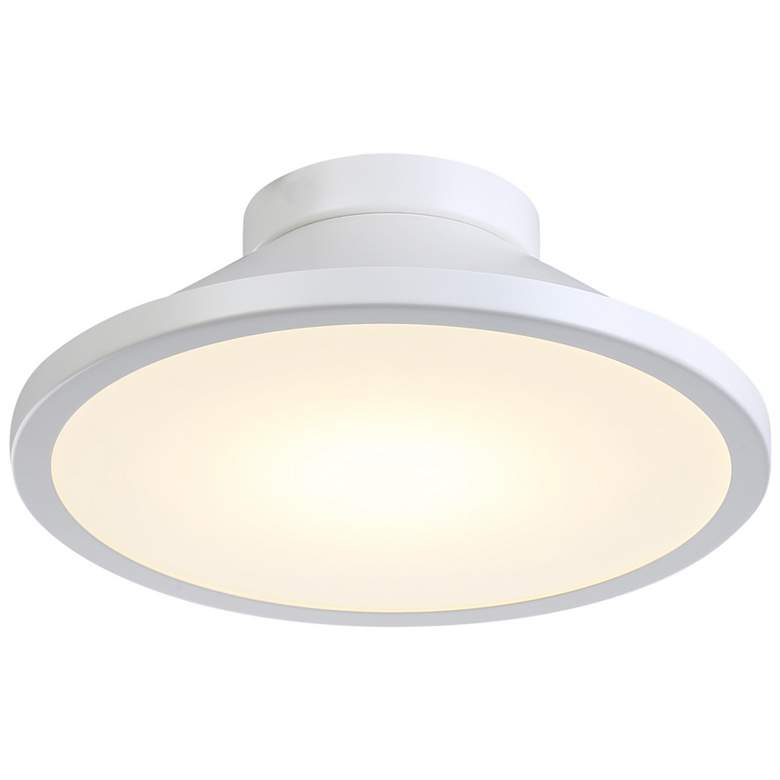 Image 1 Lucida Collection Integrated LED Flush Mount, White