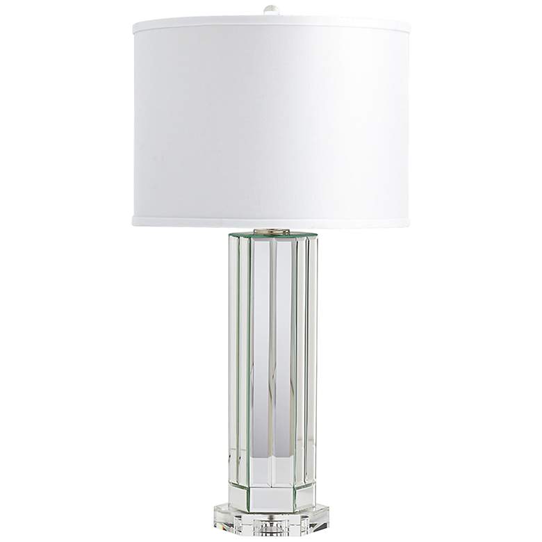 Image 1 Lucida Nickel Glass Table Lamp