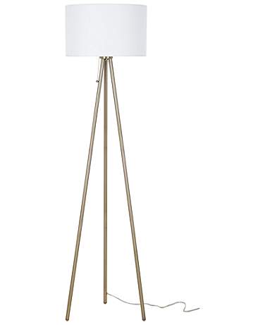 Lucidity Lights 61 1/4" High Antique Brass Tripod Floor Lamp