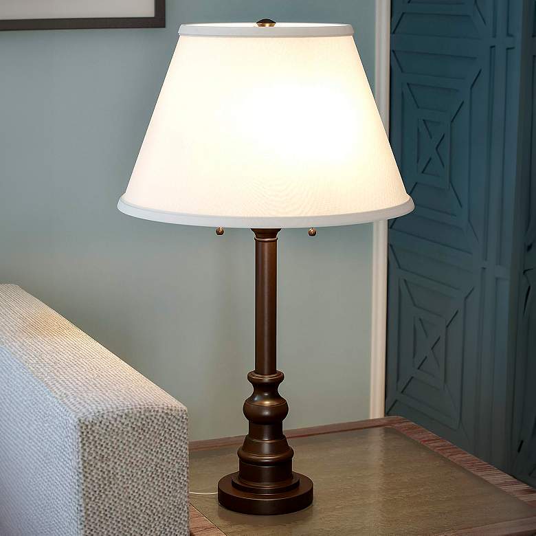 Image 1 Lucidity Lights Spyglass 30 1/2" High Transitional Bronze Table Lamp
