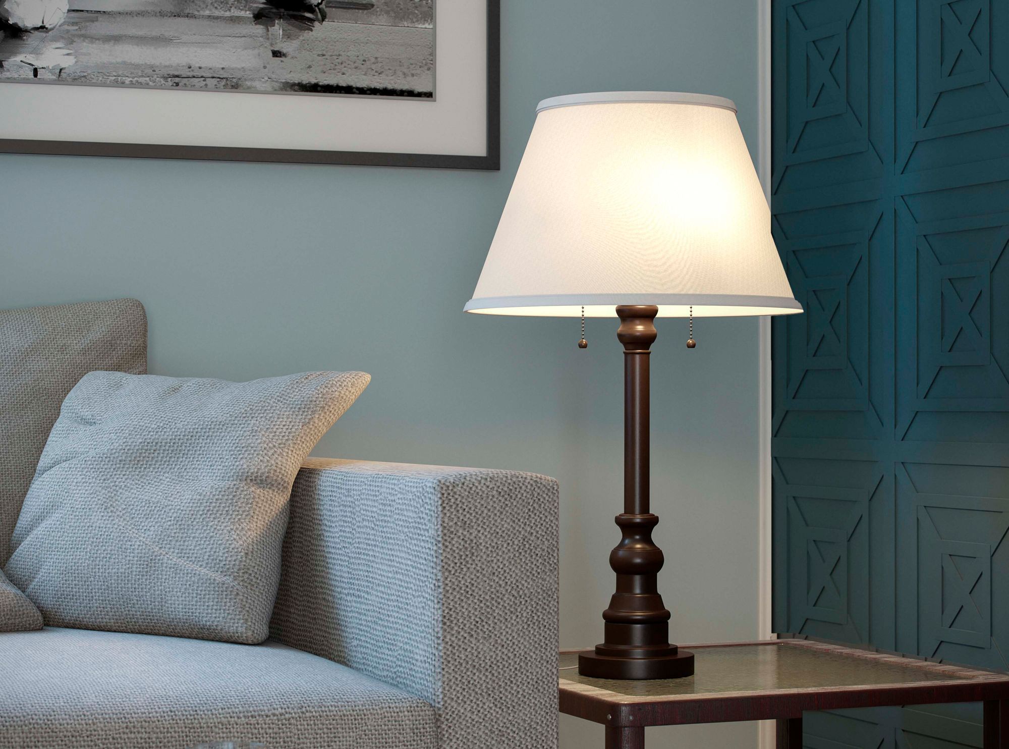 Lucidity Lights Spyglass 30 1/2" High Transitional Bronze Table Lamp