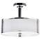 Lucie 3 Light Drum Shade Chandelier With Chrome Finish