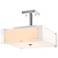 Lucie 3 Light Drum Shade Chandelier With Chrome Finish