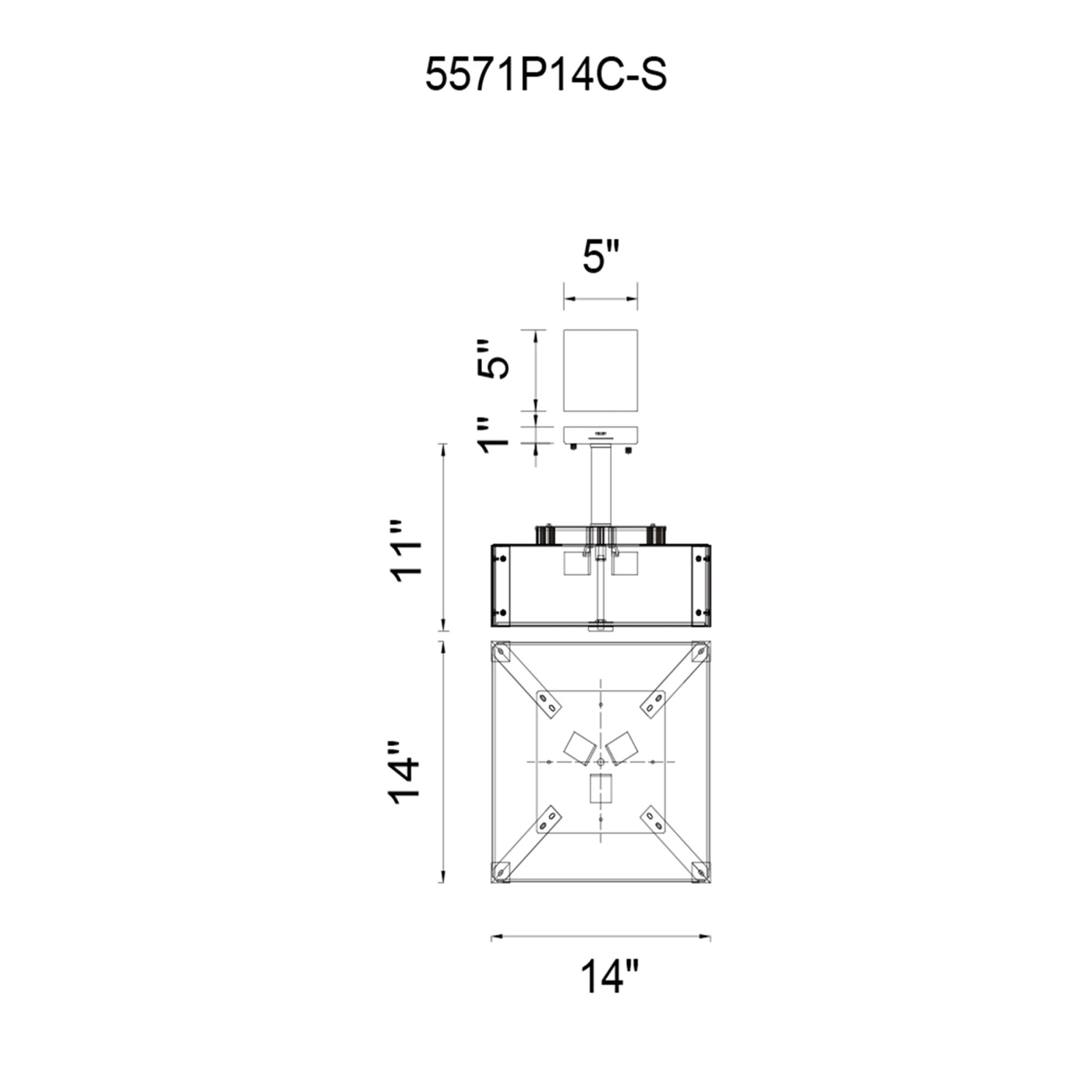 Image 6 Lucie 3 Light Drum Shade Chandelier With Chrome Finish more views