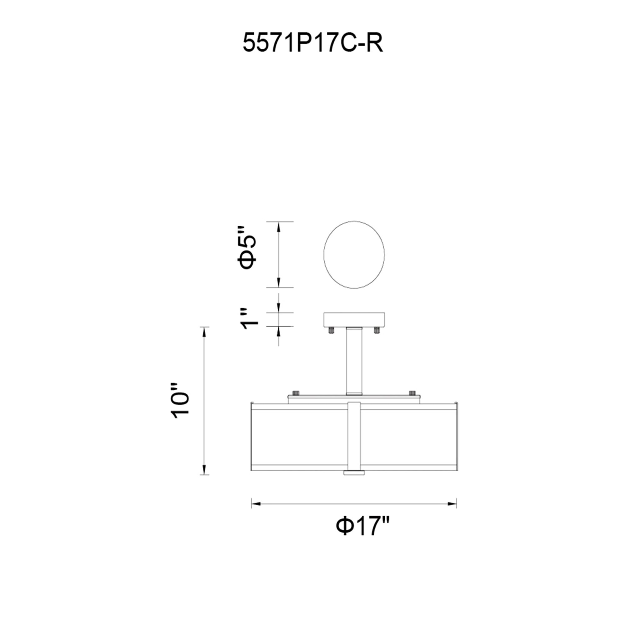 Image 6 Lucie 4 Light Drum Shade Chandelier With Chrome Finish more views