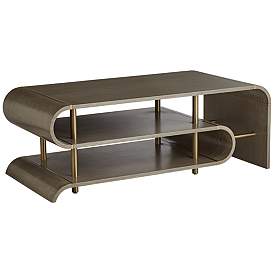 Image3 of Lucie 48" Wide Grey Coffee Table
