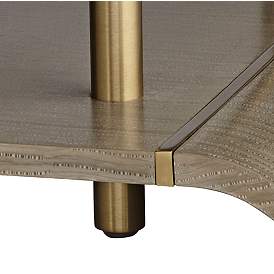 Image5 of Lucie 48" Wide Grey Coffee Table more views