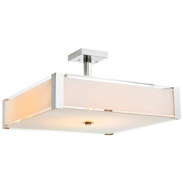 Image 1 Lucie 5 Light Down Chandelier With Chrome Finish