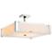 Lucie 5 Light Down Chandelier With Chrome Finish