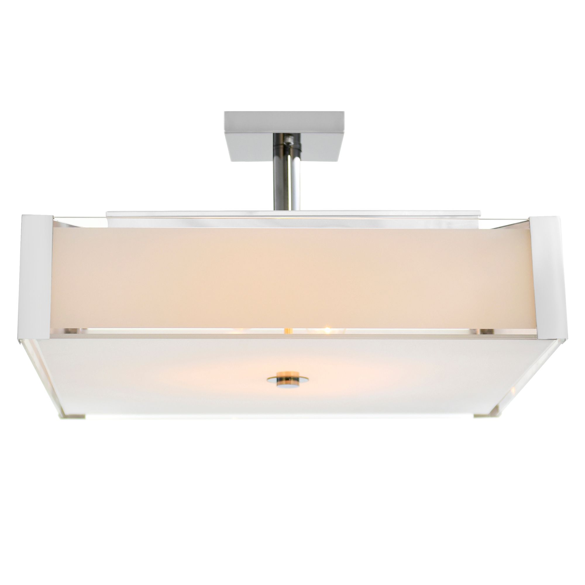 Image 2 Lucie 5 Light Down Chandelier With Chrome Finish more views