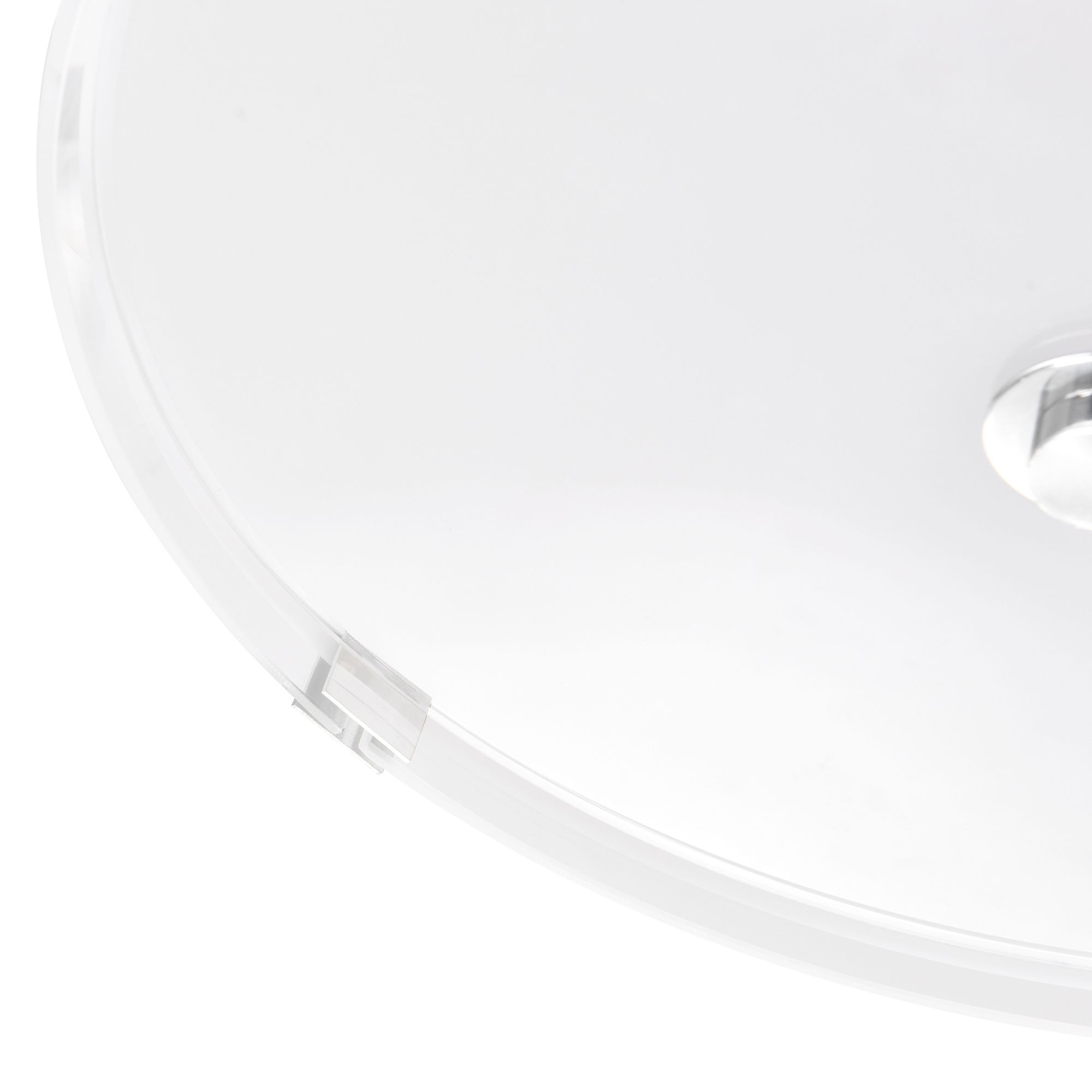 Image 5 Lucie 5 Light Drum Shade Chandelier With Chrome Finish more views