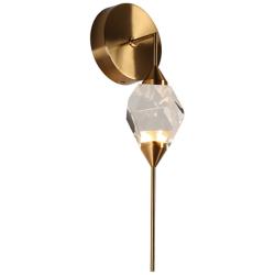 Lucivagus 19" High Plating Brass LED Wall Sconce