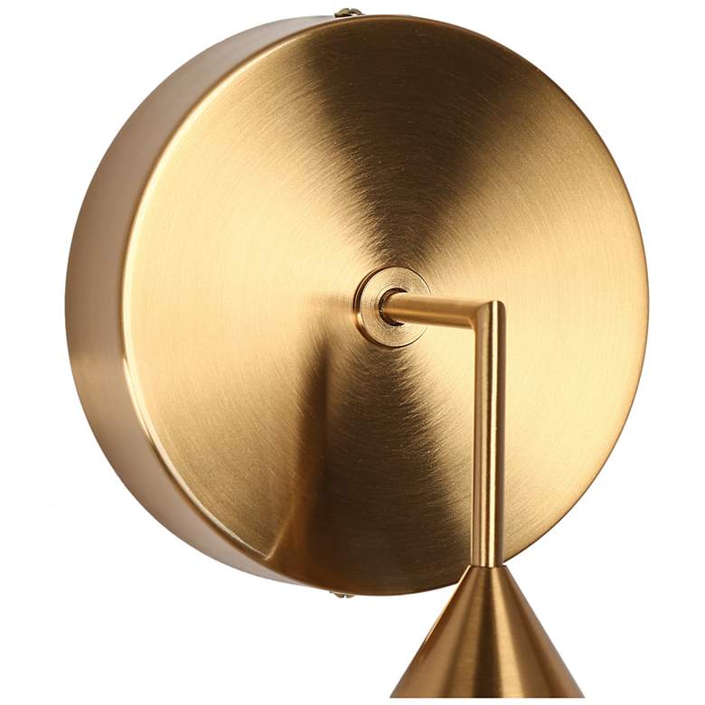 Image 6 Lucivagus 19" High Plating Brass LED Wall Sconce more views