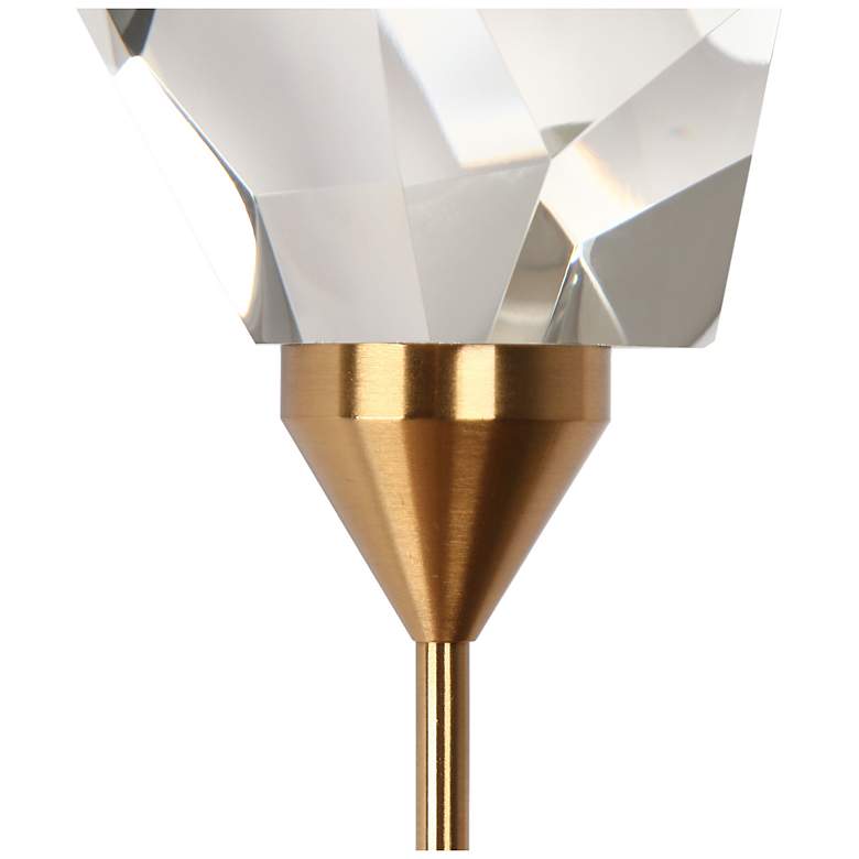 Image 7 Lucivagus 19" High Plating Brass LED Wall Sconce more views