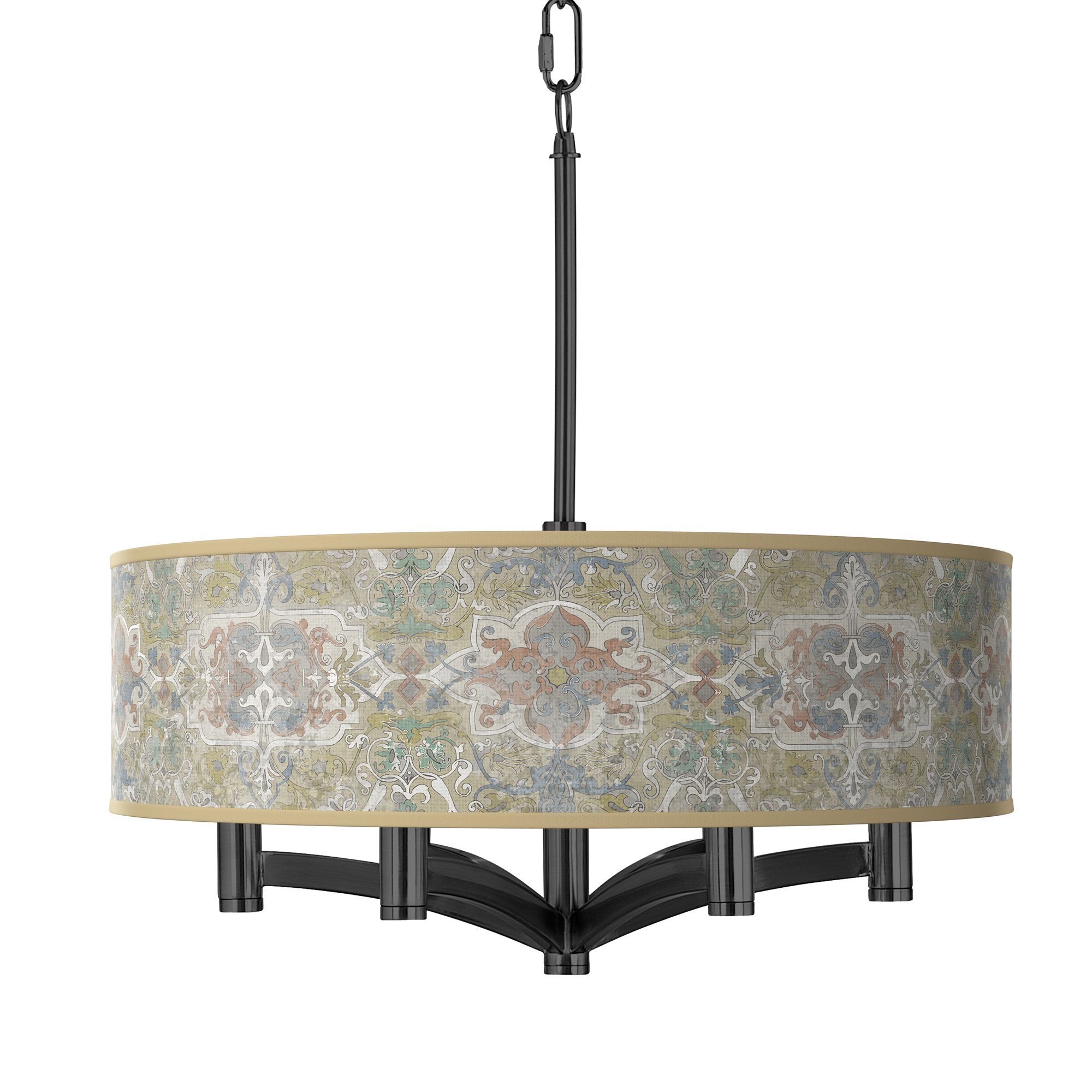 Image Lucrezia Ava 6-Light Black Pendant Chandelier
