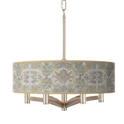Lucrezia Ava 6-Light Nickel Pendant Chandelier