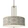 Lucrezia Carey 24" Brushed Nickel 4-Light Chandelier