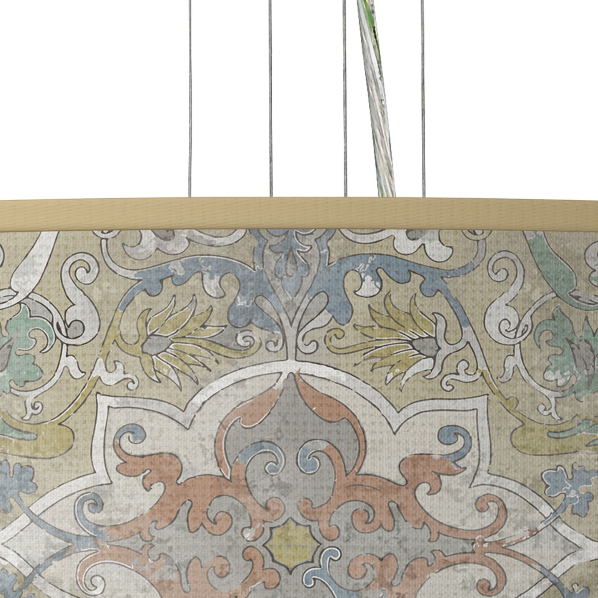 Image 2 Lucrezia Giclee 24" Wide 4-Light Pendant Chandelier more views