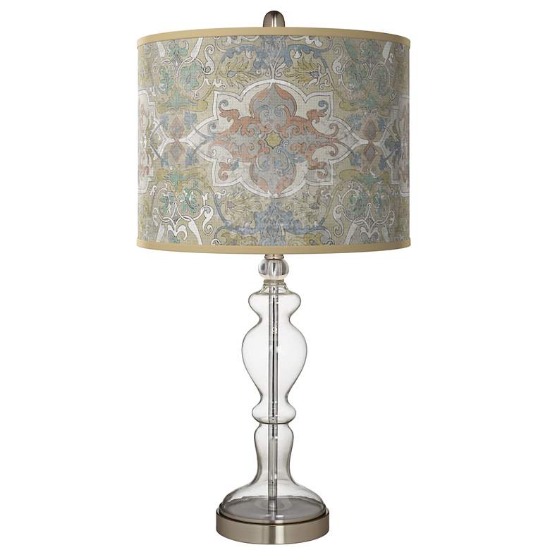 Image 1 Lucrezia Giclee Apothecary Clear Glass Table Lamp
