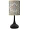 Lucrezia Giclee Black Droplet Table Lamp