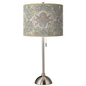 Image1 of Lucrezia Giclee Brushed Nickel Table Lamp