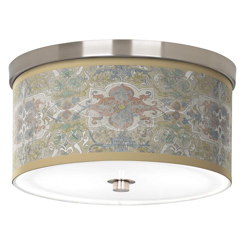 Image 1 Lucrezia Giclee Nickel 10 1/4 inch Wide Ceiling Light