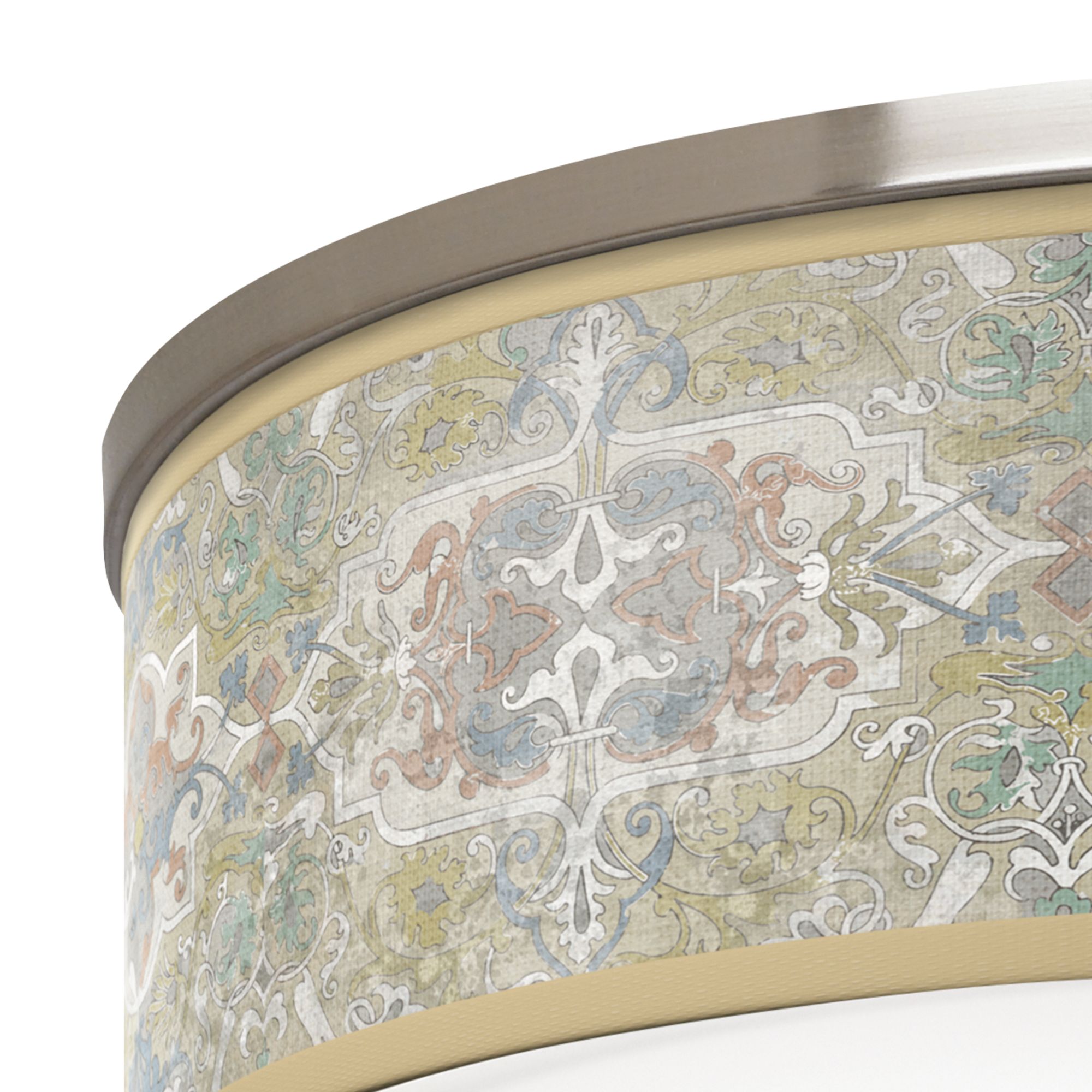 Image 2 Lucrezia Giclee Nickel 20 1/4" Wide Ceiling Light more views