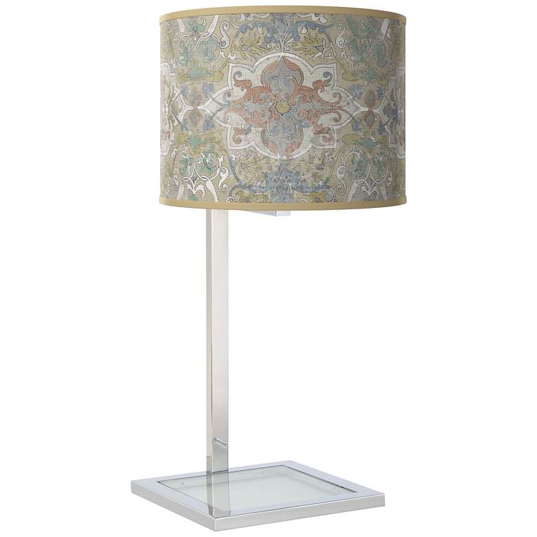 Image 1 Lucrezia Glass Inset Table Lamp