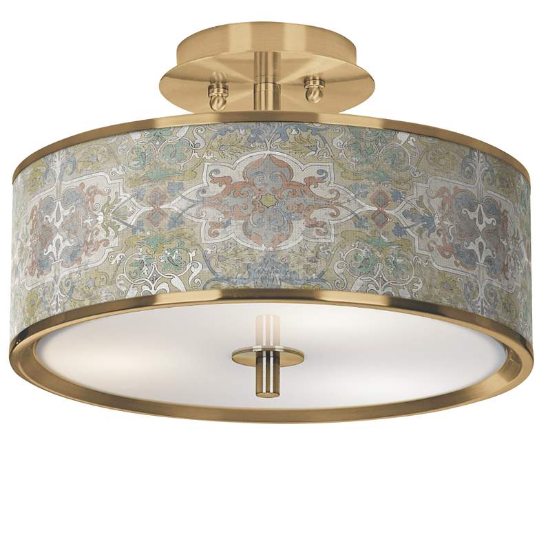 Image 1 Lucrezia Gold 14 inch Wide Ceiling Light