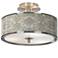 Lucrezia Nickel 14" Wide Ceiling Light