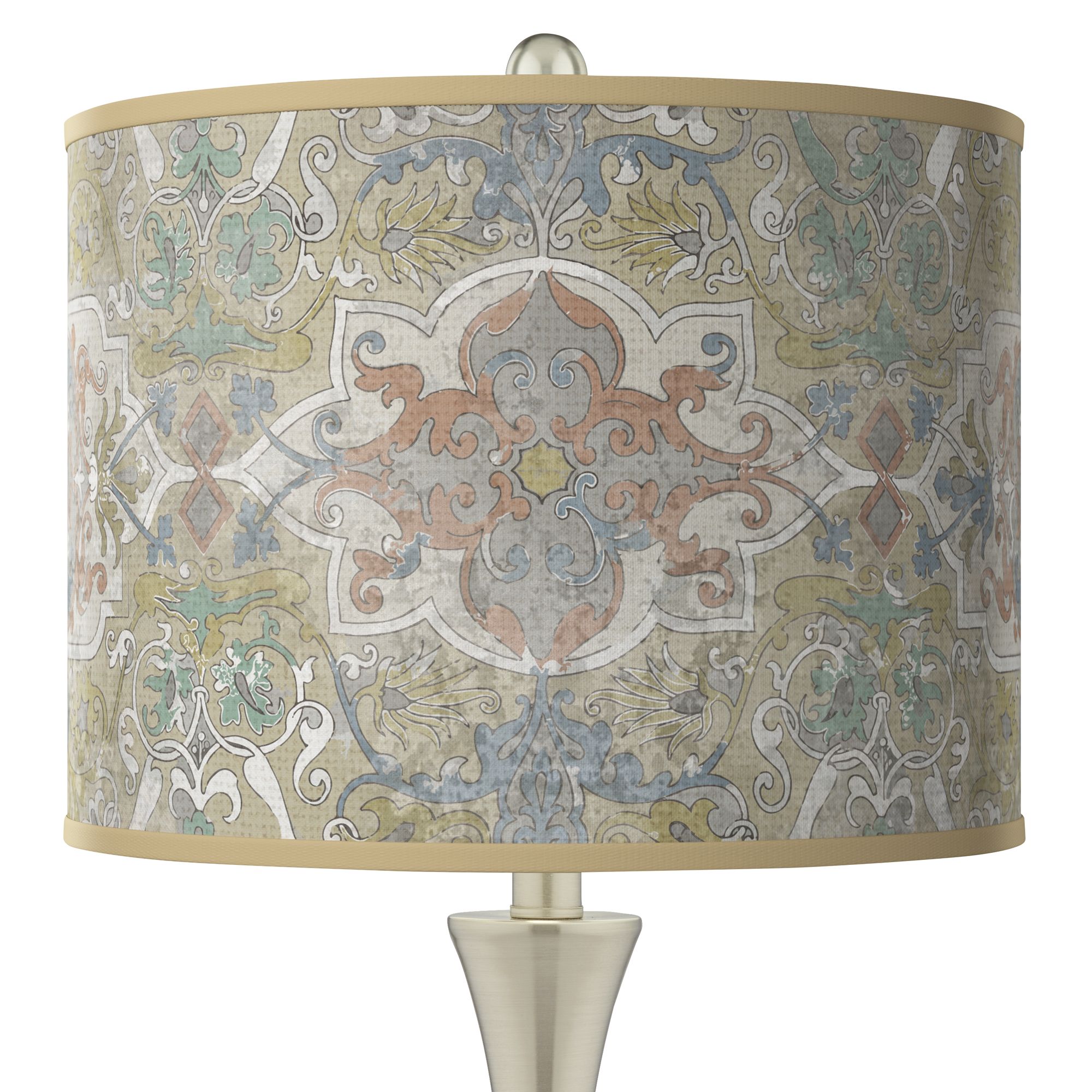 Image 2 Lucrezia Trish 26 1/4" High Brushed Nickel Touch Table Lamps Set of 2 more views