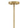 4_Lucy 15"W Lacquered Brass Pendant Light w/ Case Opal Glass more views