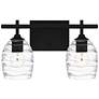 2_Lucy 2-Light Matte Black Vanity Light