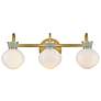 1_Lucy 25" Wide Lacquered Brass 3-Light Vanity Bath Light