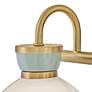 Thumbnail3 of Lucy 25" Wide Lacquered Brass 3-Light Vanity Bath Light more views