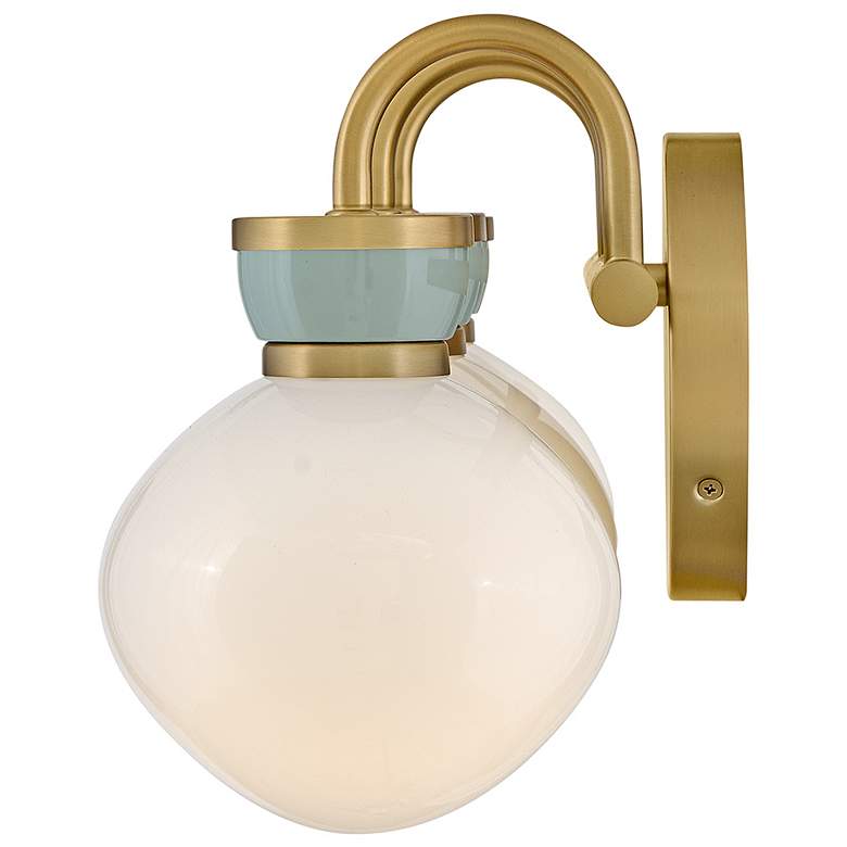 Image 4 Lucy 25" Wide Lacquered Brass 3-Light Vanity Bath Light more views