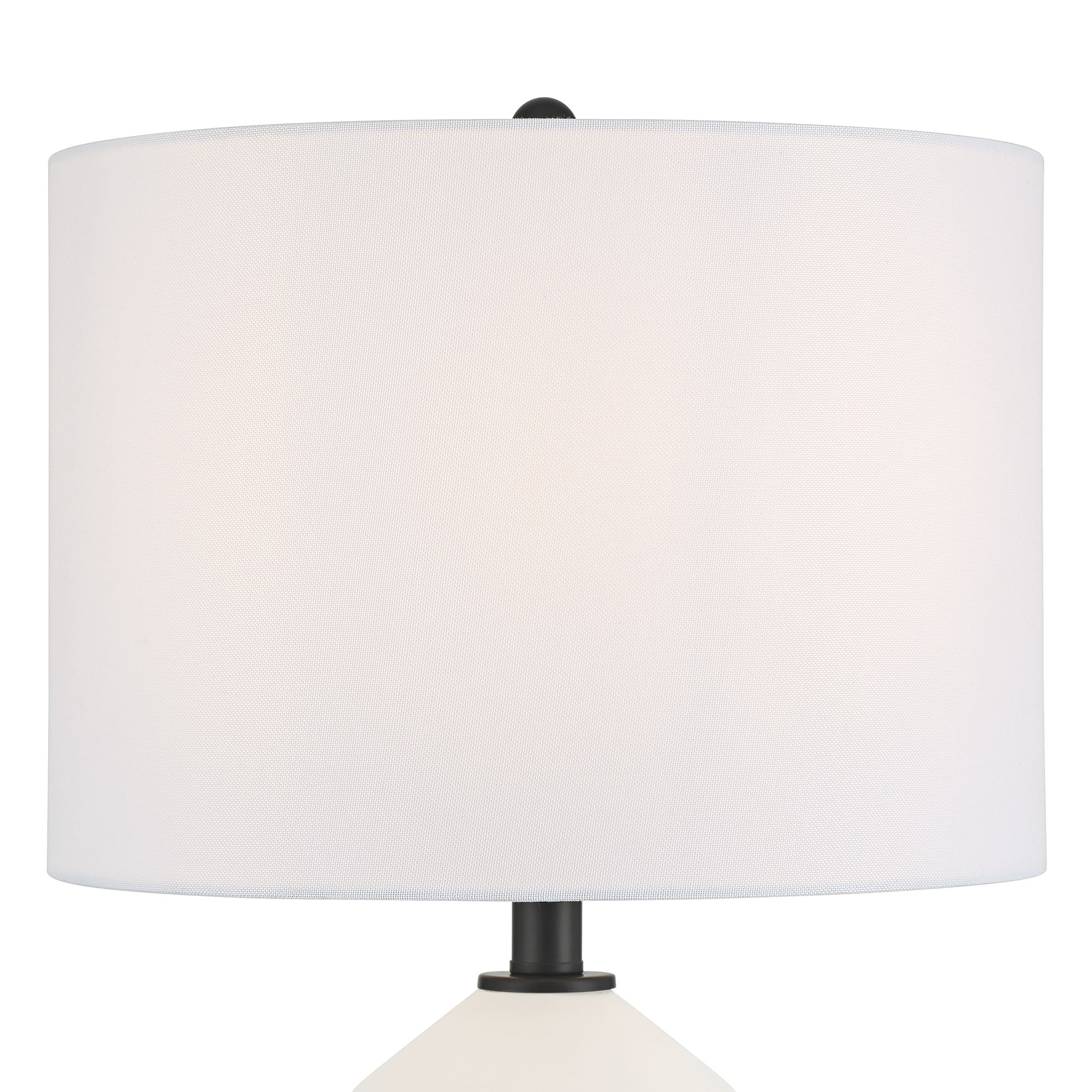 Image 3 Lucy 26 1/2" High Black and White Glass Table Lamp more views