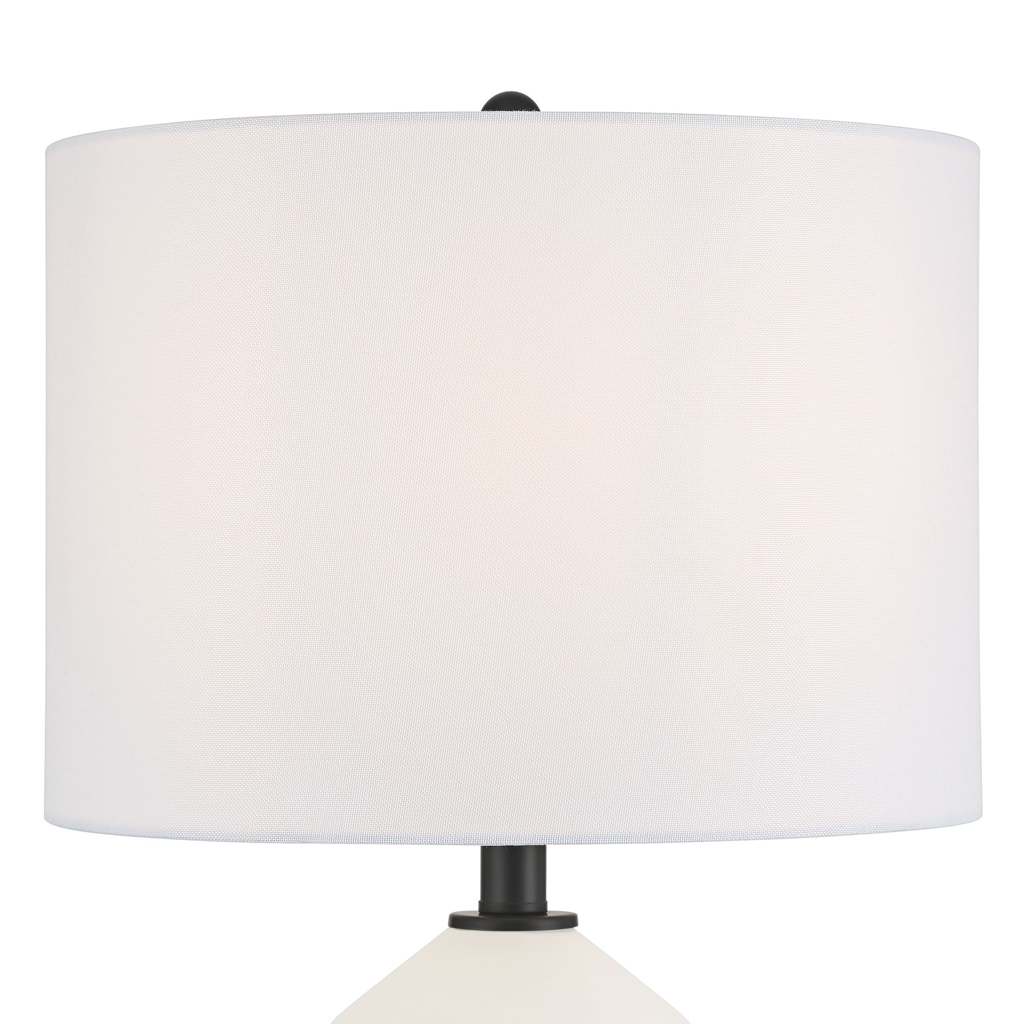 Image 3 Lucy 26 1/2" High Black and White Glass Table Lamp with Dimmer more views