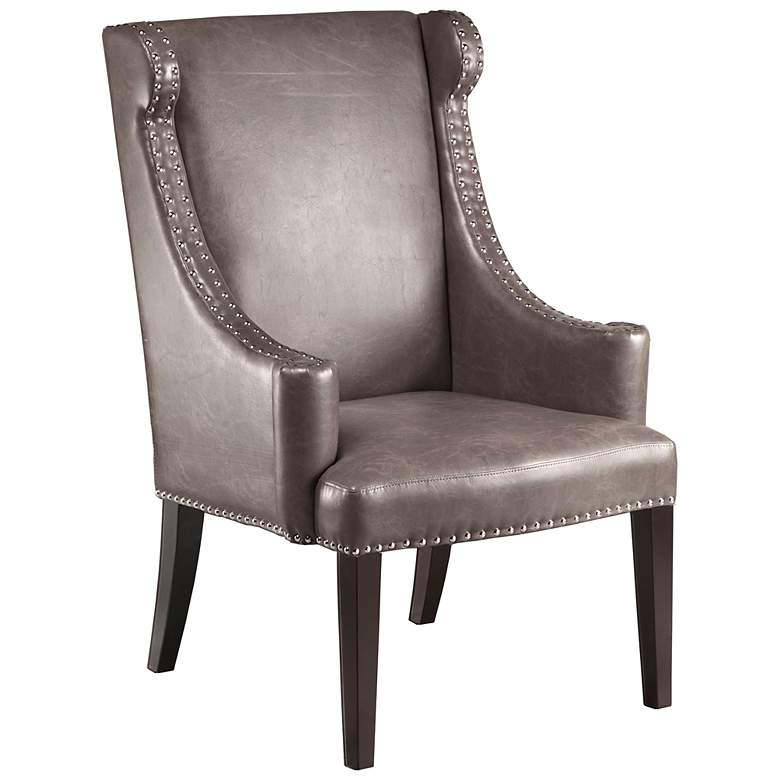 Image 1 Lucy Taupe High Back Wing Accent Chair