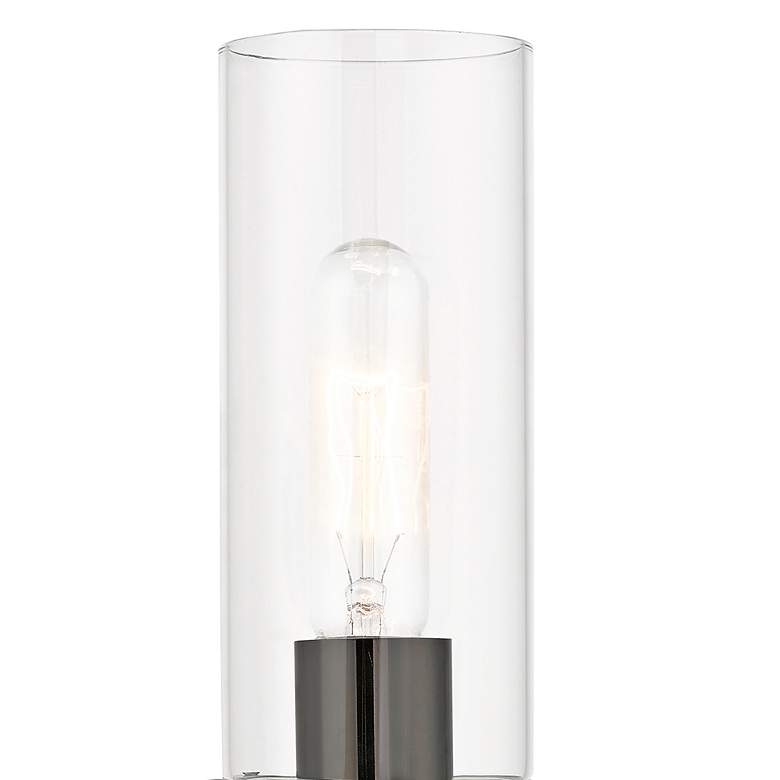 Image 3 Ludlow 1 Light Black Chrome ADA Single Sconce more views