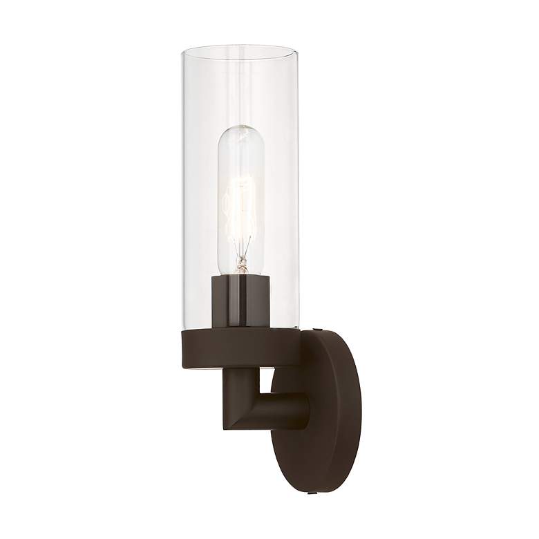 Image 7 Ludlow 1 Light Bronze ADA Single Sconce more views