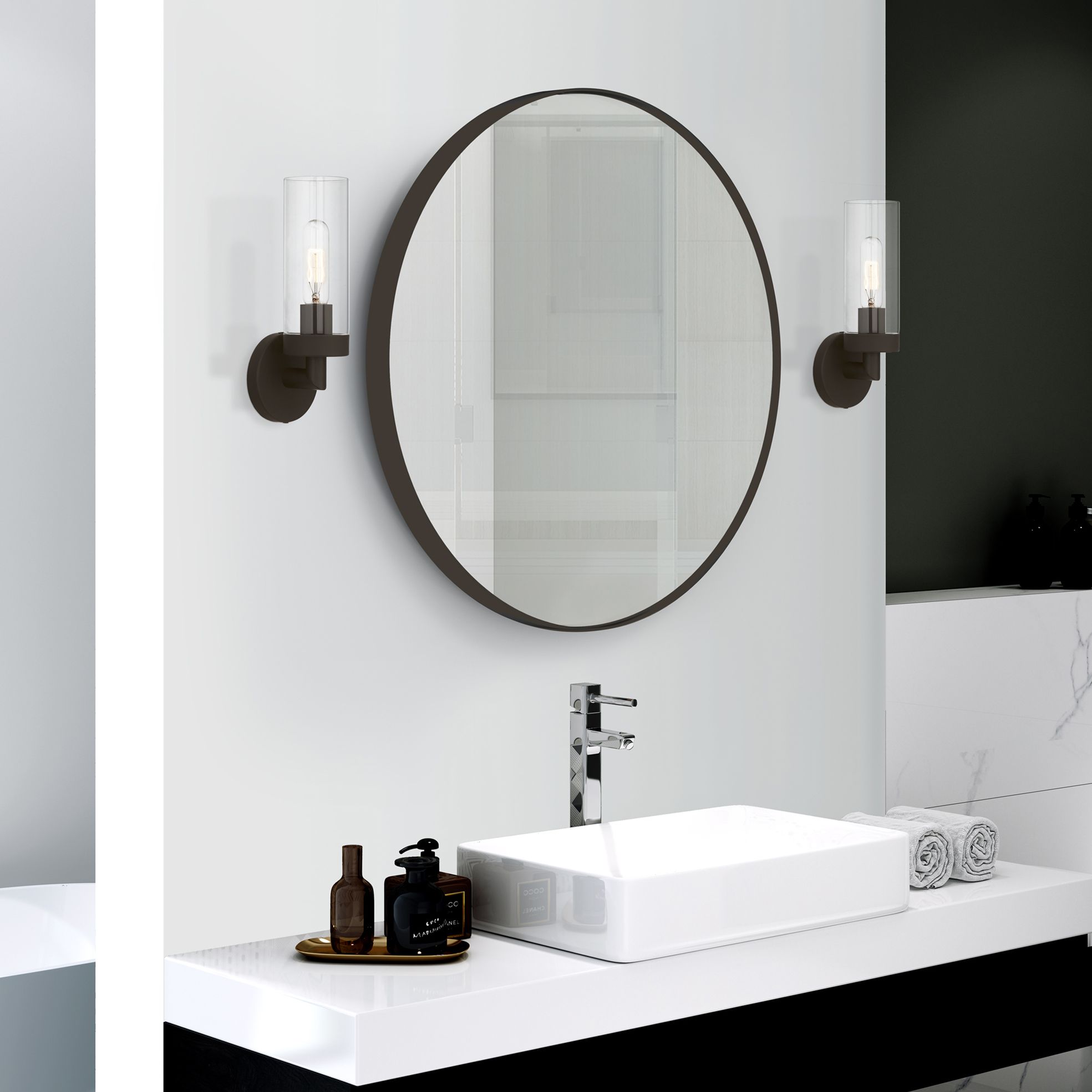 Ludlow 1 Light Bronze ADA Single Sconce