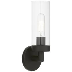 Ludlow 11 3/4&quot; High Black ADA Wall Sconce