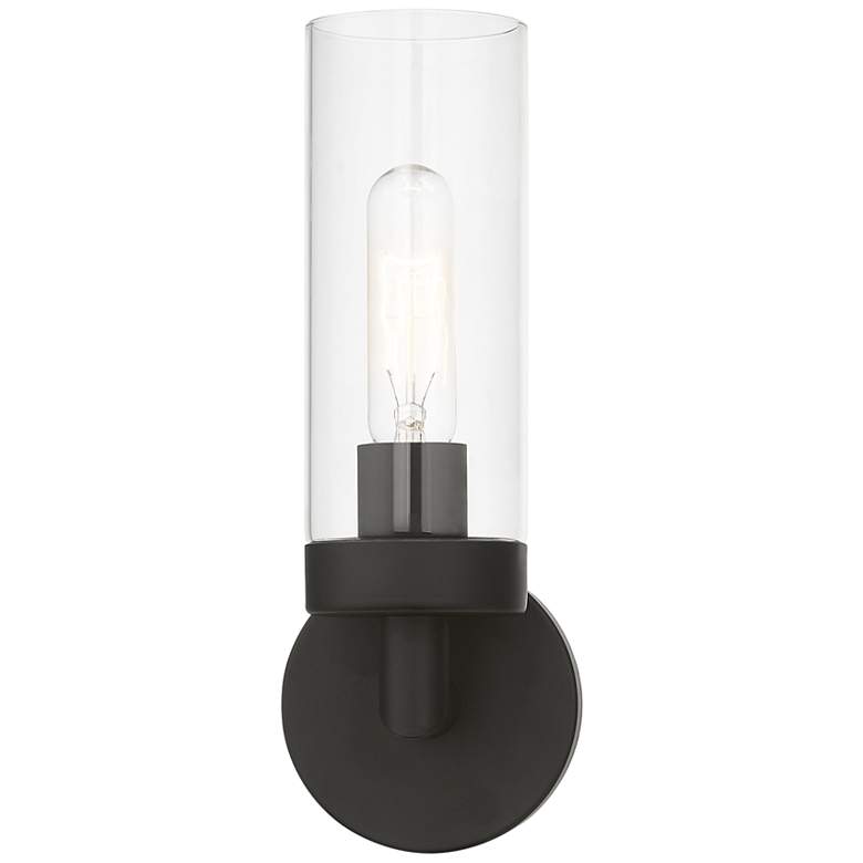 Image 4 Ludlow 11 3/4" High Black ADA Wall Sconce more views
